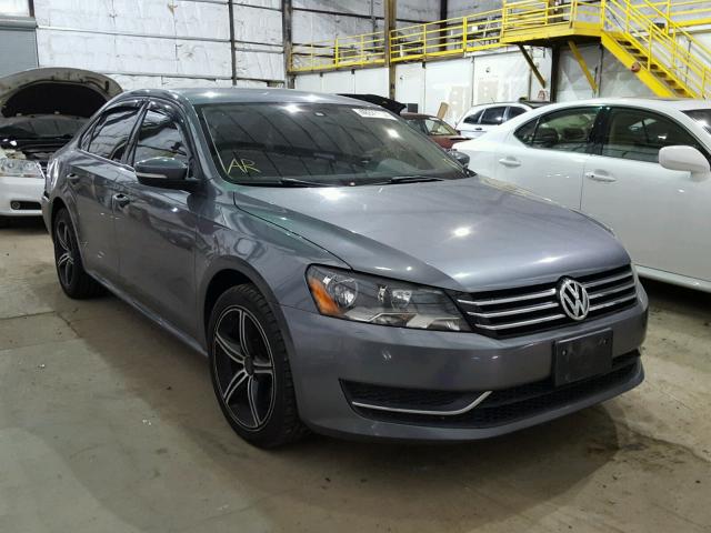 1VWAP7A38DC032455 - 2013 VOLKSWAGEN PASSAT S GRAY photo 1