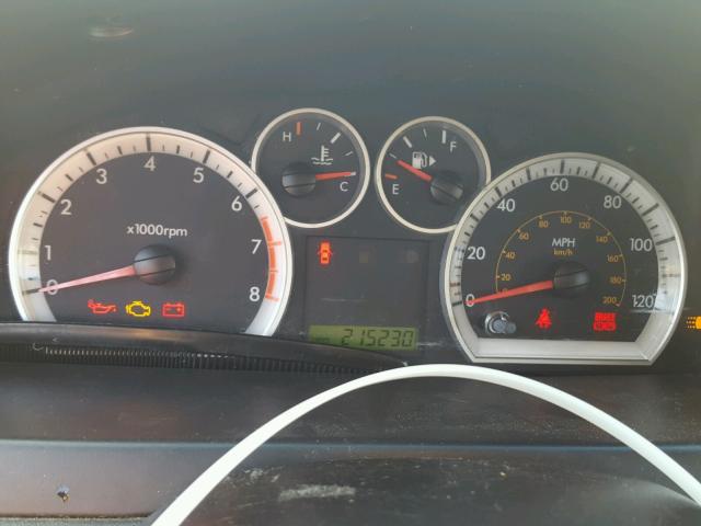 KL1TD56657B072375 - 2007 CHEVROLET AVEO BASE Szary zdjęcie 8