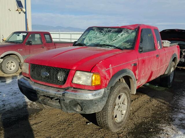 1FTZR15U41TA03143 - 2001 FORD RANGER SUP RED photo 2