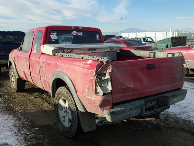 1FTZR15U41TA03143 - 2001 FORD RANGER SUP RED photo 3