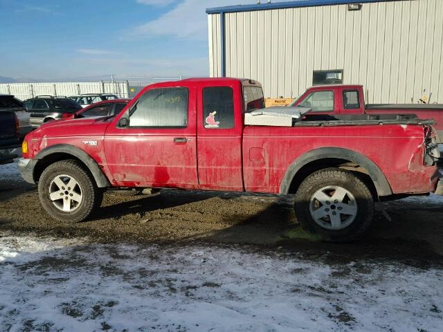 1FTZR15U41TA03143 - 2001 FORD RANGER SUP RED photo 9