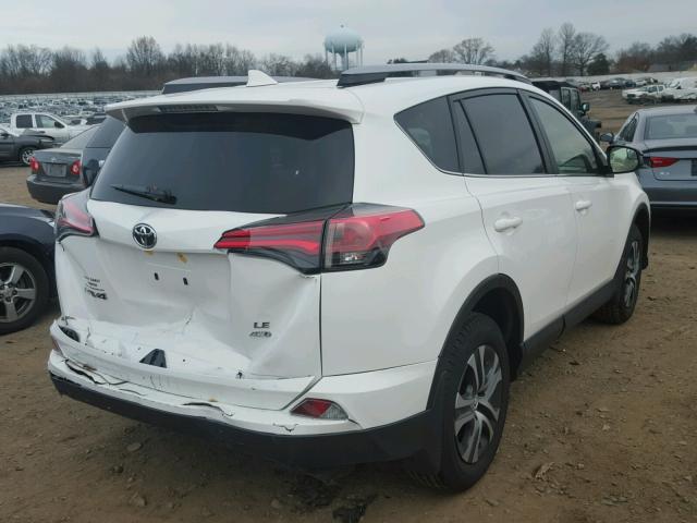 JTMBFREV5HJ161966 - 2017 TOYOTA RAV4 LE WHITE photo 4