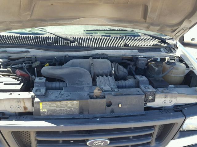 1FTNS24W67DA32741 - 2007 FORD E 250 WHITE photo 7