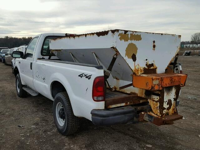 1FTNF21S23EC82648 - 2003 FORD F250 SUPER WHITE photo 3