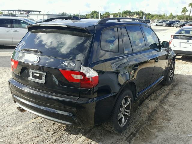 WBXPA93476WG87147 - 2006 BMW X3 3.0I BLACK photo 4