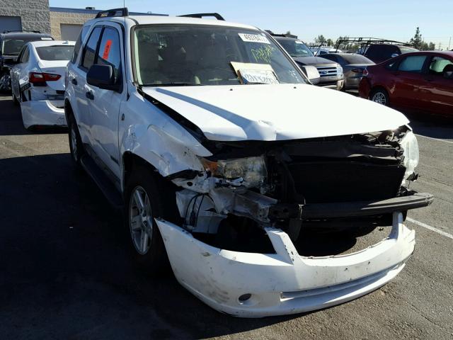 1FMCU49H98KD90142 - 2008 FORD ESCAPE HEV WHITE photo 1