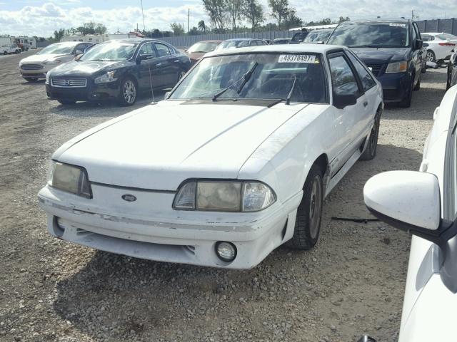 1FABP42E3JF305162 - 1988 FORD MUSTANG GT WHITE photo 2