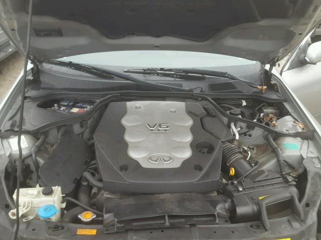 JNKCV51F76M613439 - 2006 INFINITI G35 GRAY photo 7