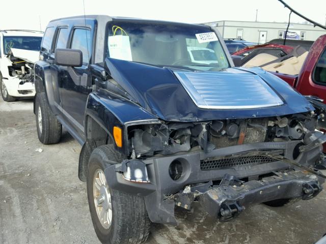 5GTDN13E378222889 - 2007 HUMMER H3 BLACK photo 9