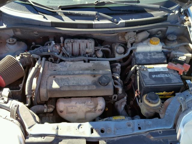 KL1TD66606B532787 - 2006 CHEVROLET AVEO BASE Көк фото 7