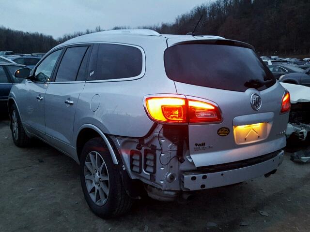 5GAKVCKD4DJ254887 - 2013 BUICK ENCLAVE SILVER photo 3
