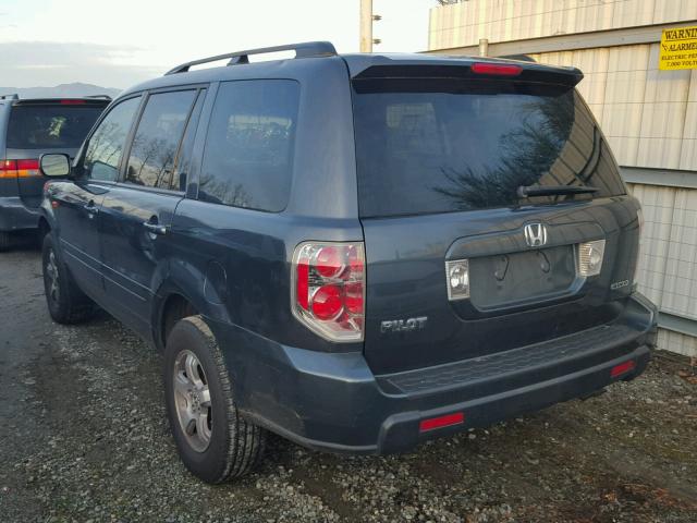 2HKYF18476H502403 - 2006 HONDA PILOT EX GRAY photo 3