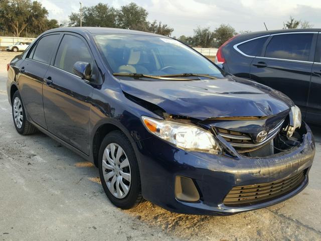 2T1BU4EE0DC999112 - 2013 TOYOTA COROLLA BA BLUE photo 1