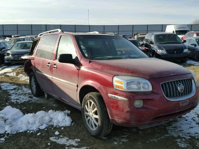 5GADV33L35D209812 - 2005 BUICK TERRAZA CX MAROON photo 1