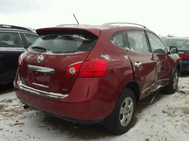 JN8AS5MV1FW753449 - 2015 NISSAN ROGUE SELE RED photo 4