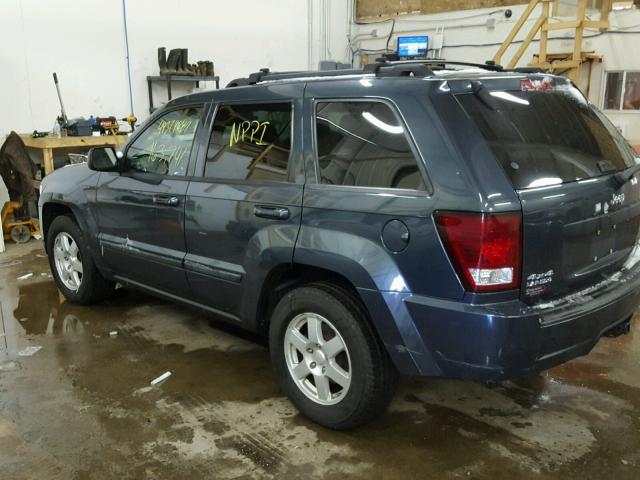 1J8GR48K48C184394 - 2008 JEEP GRAND CHER BLUE photo 3