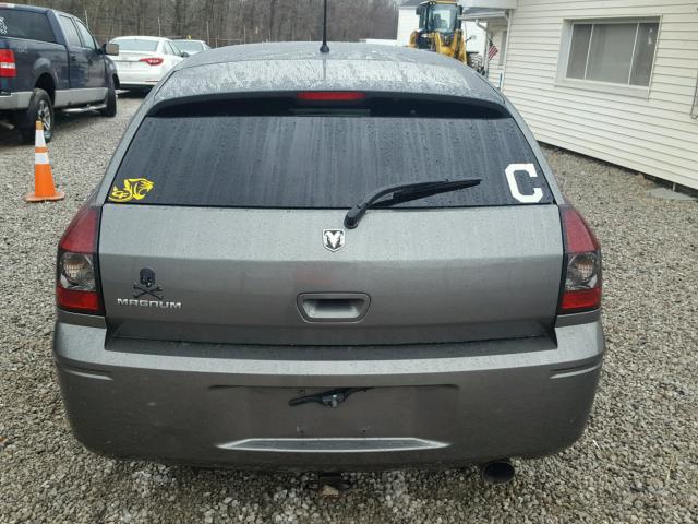 2D4FV47T08H147965 - 2008 DODGE MAGNUM GRAY photo 10