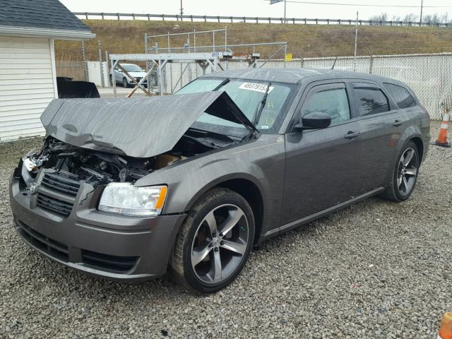 2D4FV47T08H147965 - 2008 DODGE MAGNUM GRAY photo 2