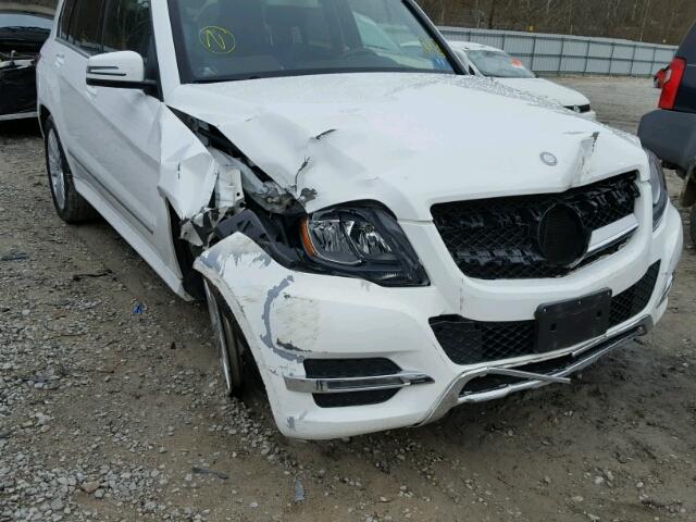 WDCGG8JBXDG143621 - 2013 MERCEDES-BENZ GLK 350 4M WHITE photo 9