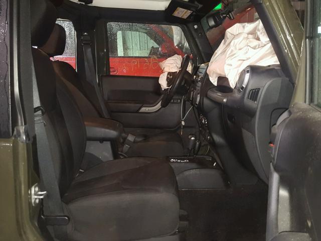 1C4AJWAGXGL125077 - 2016 JEEP WRANGLER S GREEN photo 5