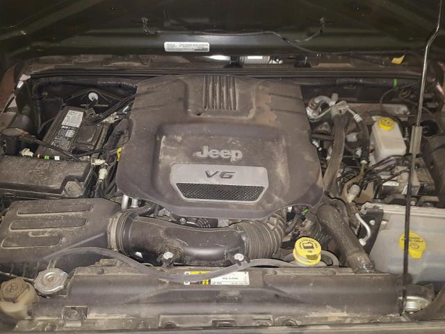 1C4AJWAGXGL125077 - 2016 JEEP WRANGLER S GREEN photo 7