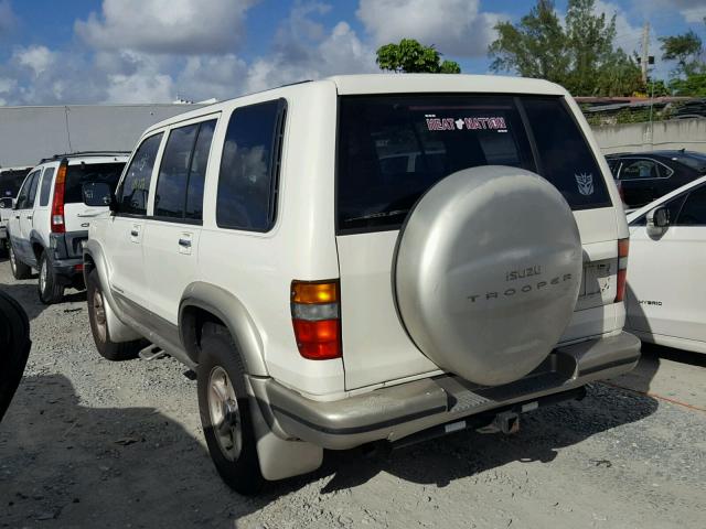 JACDJ58X2X7917907 - 1999 ISUZU TROOPER S WHITE photo 3