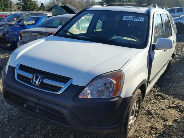 JHLRD78853C046153 - 2003 HONDA CR-V EX WHITE photo 2