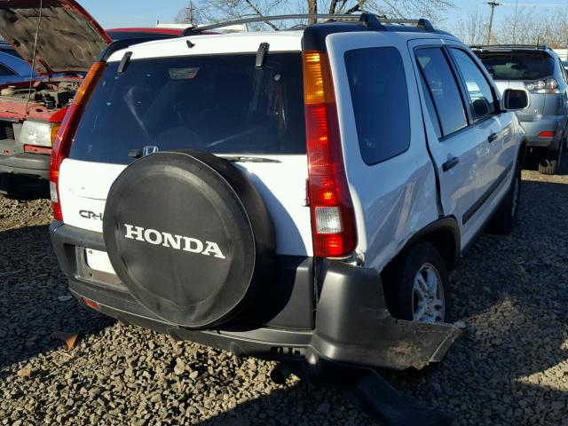 JHLRD78853C046153 - 2003 HONDA CR-V EX WHITE photo 4