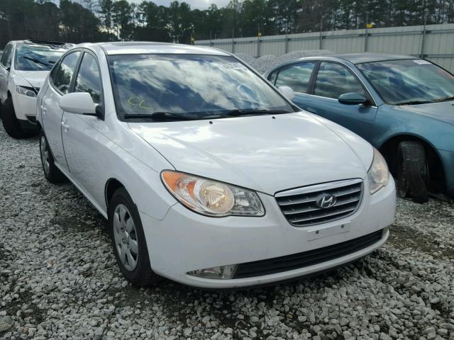 KMHDU46D38U483653 - 2008 HYUNDAI ELANTRA GL WHITE photo 1