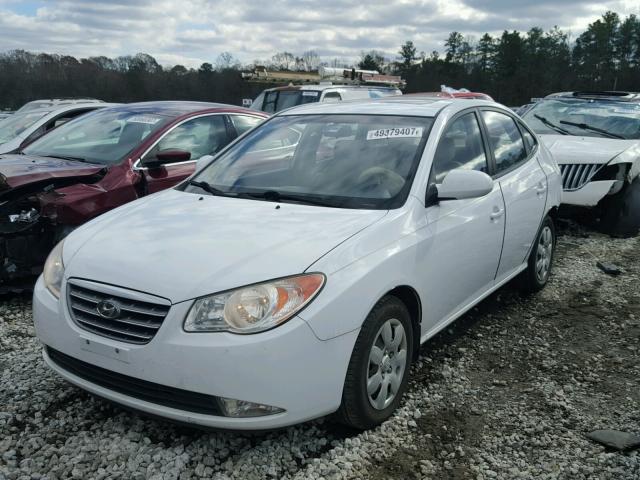 KMHDU46D38U483653 - 2008 HYUNDAI ELANTRA GL WHITE photo 2