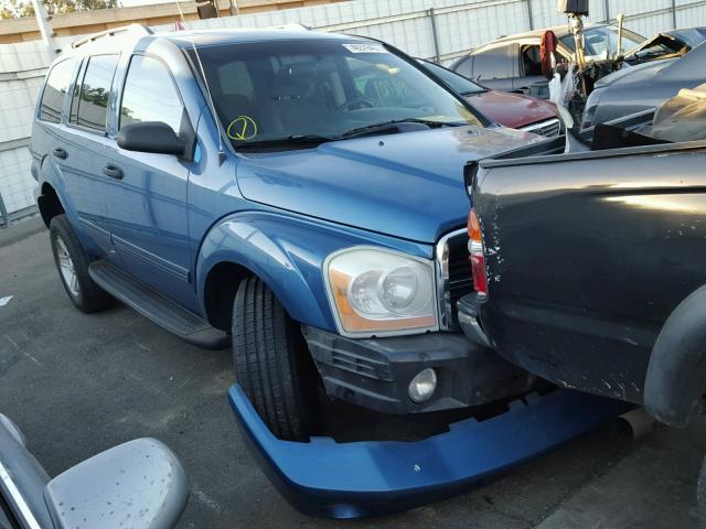 1D4HD48N24F121469 - 2004 DODGE DURANGO SL BLUE photo 1