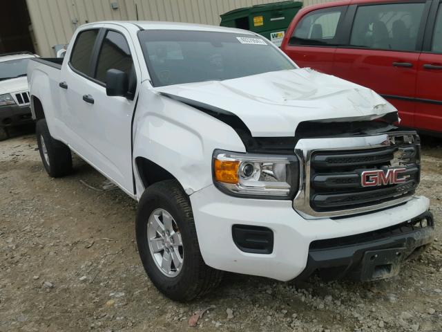 1GTG5BEN4H1166687 - 2017 GMC CANYON WHITE photo 1