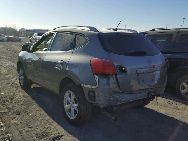 JN8AS58T59W321797 - 2009 NISSAN ROGUE S GRAY photo 3