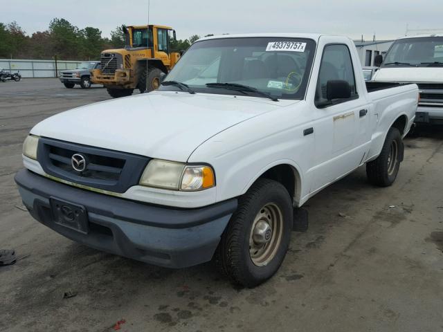 4F4YR12D12TM03718 - 2002 MAZDA B2300 WHITE photo 2