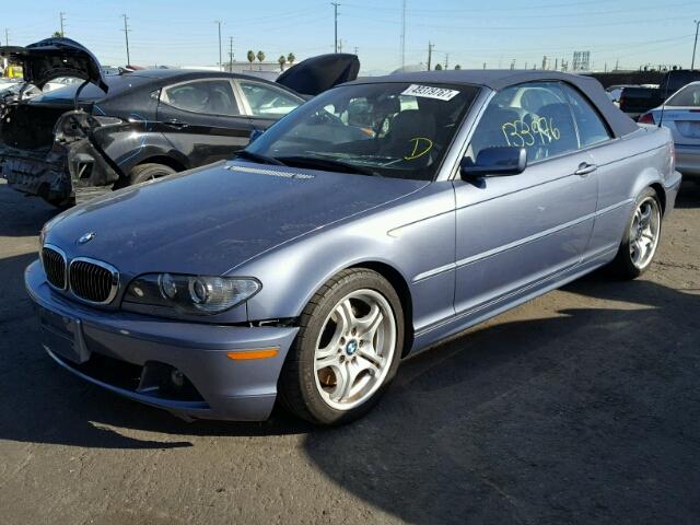 WBABW53464PL46521 - 2004 BMW 330 CI BLUE photo 2