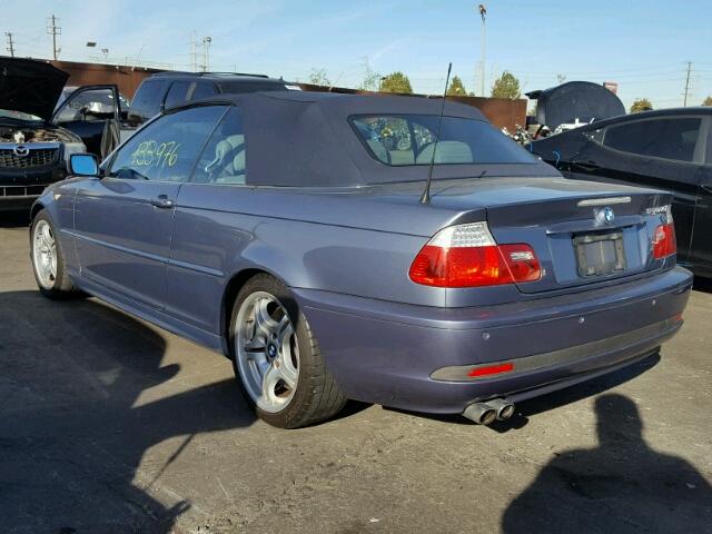 WBABW53464PL46521 - 2004 BMW 330 CI BLUE photo 3