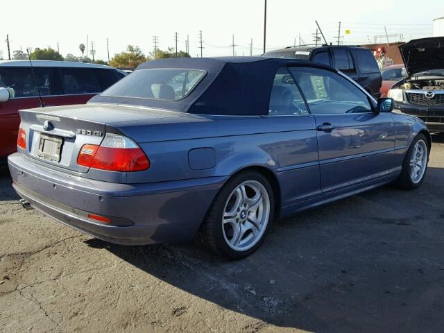 WBABW53464PL46521 - 2004 BMW 330 CI BLUE photo 4