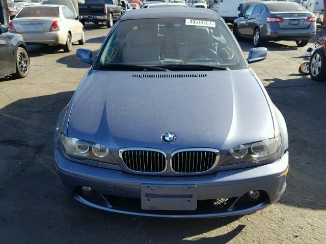 WBABW53464PL46521 - 2004 BMW 330 CI BLUE photo 9