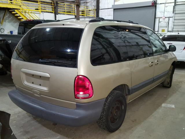 2B4GP45R5YR861035 - 2000 DODGE CARAVAN SE GOLD photo 4