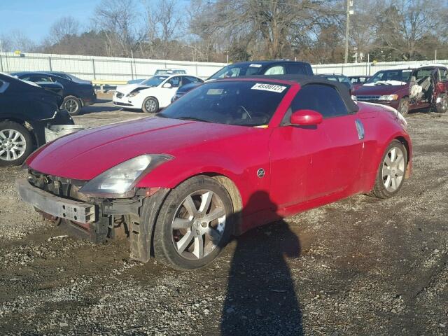 JN1AZ36A64T000409 - 2004 NISSAN 350Z ROADS RED photo 2