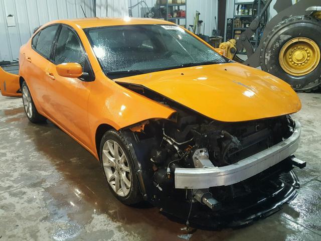 1C3CDFBA1DD330596 - 2013 DODGE DART SXT ORANGE photo 1