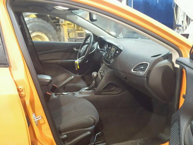 1C3CDFBA1DD330596 - 2013 DODGE DART SXT ORANGE photo 5