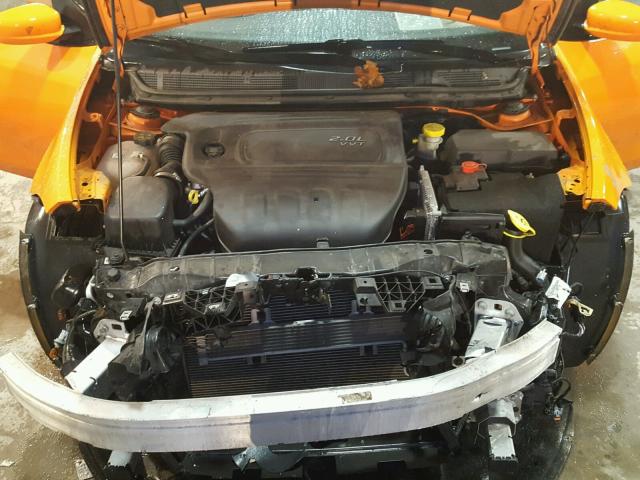 1C3CDFBA1DD330596 - 2013 DODGE DART SXT ORANGE photo 7