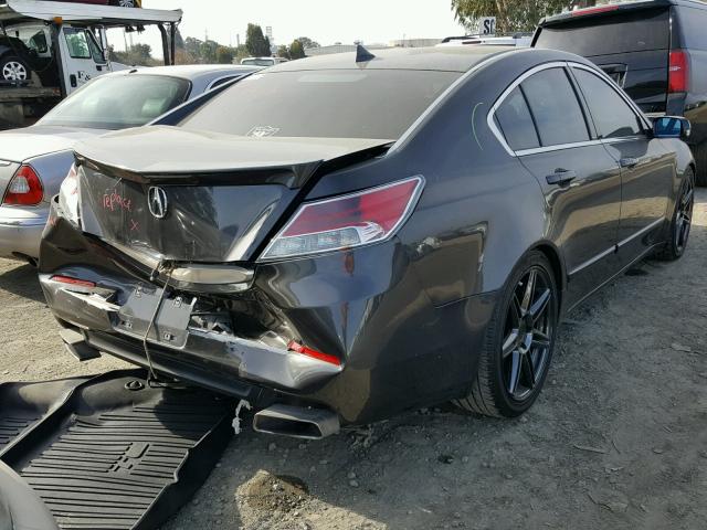 19UUA8F51CA007636 - 2012 ACURA TL SILVER photo 4