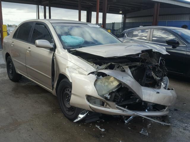 2T1BR32E16C632545 - 2006 TOYOTA COROLLA CE BEIGE photo 1