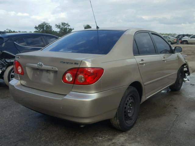 2T1BR32E16C632545 - 2006 TOYOTA COROLLA CE BEIGE photo 4