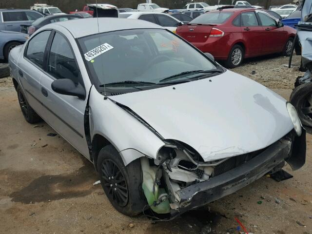 1B3ES26C54D572128 - 2004 DODGE NEON BASE SILVER photo 1