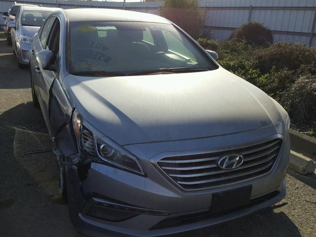 5NPE24AF6FH173740 - 2015 HYUNDAI SONATA SE GRAY photo 1