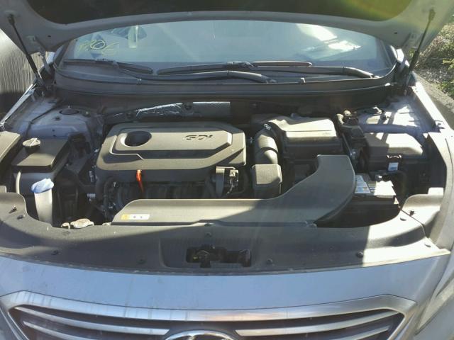 5NPE24AF6FH173740 - 2015 HYUNDAI SONATA SE GRAY photo 7