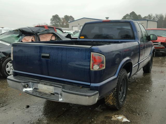 1GCCS19X3W8247973 - 1998 CHEVROLET S TRUCK S1 BLUE photo 4